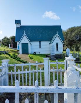 The Holy Trinity Church is a good example of a rural mid-to late-19th-century New Zealand church. Built in 1870, it is a small, rural church in Ohariu Valley in Johnsonville, Wellington. It has a small graveyard associated with it.