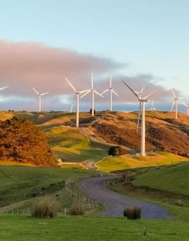 The screen location of West Wind Farm and Mākara Bunker at sunset, with 360 views of Wellington and the wind farm, as well as the historic fort Opau.