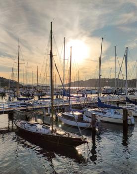 Evans Bay Marina, at the south end of Evans Bay in Wellington Harbour, the marina provides spectacular views of the bay.