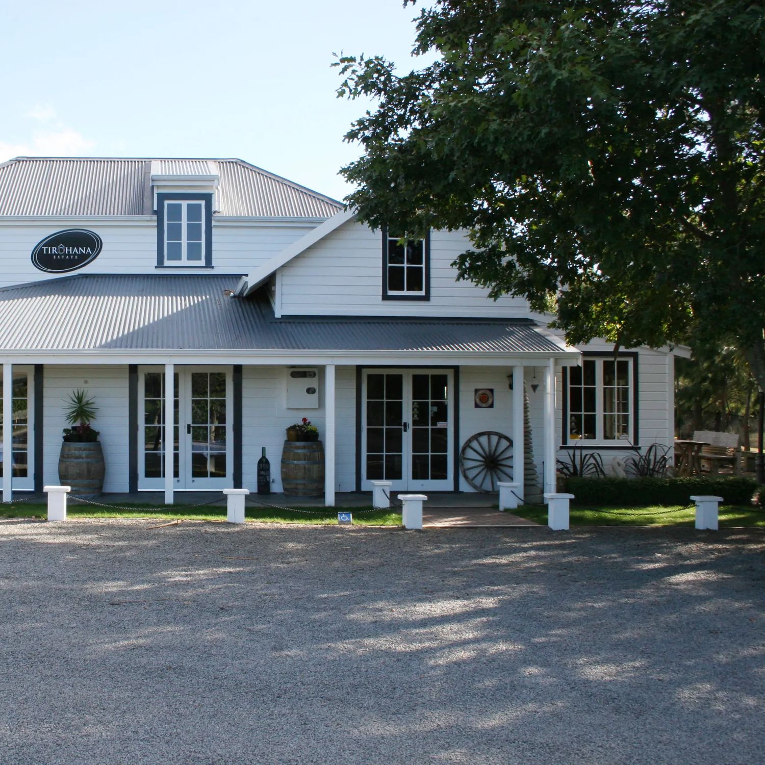 The exterior of Tirohana Estate in Wairarapa.