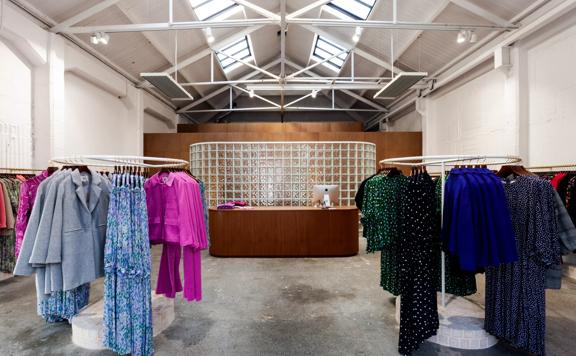The interior of Twenty Seven Names, a womenswear store in Te Aro, Wellington.