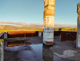 The screen location of West Wind Farm and Mākara Bunker at sunset, with 360 views of Wellington and the wind farm, as well as the historic fort Opau.