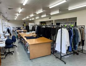 The wardrobe inside Avalon Studios.