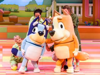 A scene from 'Bluey's Big Play The Stage Show".