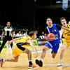 The Wellington Saints during a National Basketball League game versus the Otago Nuggets at TSB Arena.