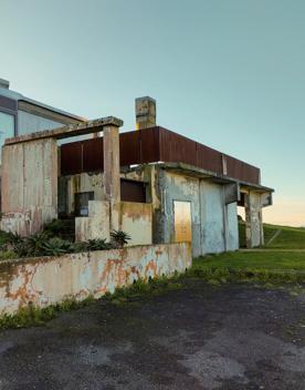 The screen location of West Wind Farm and Mākara Bunker at sunset, with 360 views of Wellington and the wind farm, as well as the historic fort Opau.