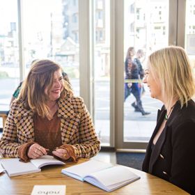 Rachel Robertson, Prologic Skincare Founder with Mentor, Pieta Reid.