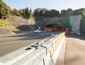 Terrace Tunnel is a 460-metre-long tunnel has three lanes (two northbound and one southbound). It is the gateway to Wellington, as it connects State Highway 1 and the Inner City Bypass.