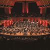 The New Zealand Symphony Orchestra performing at the Michael Fowler Centre in Wellington, New Zealand.