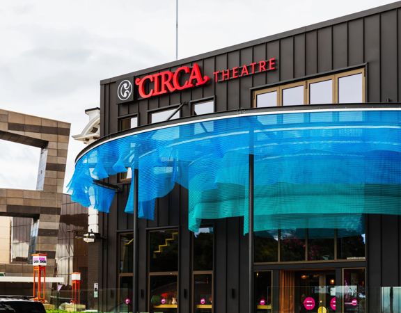 The exterior facade of Circa Theatre.