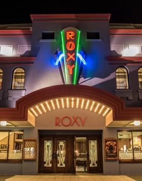 The exterior of Roxy Cinema.