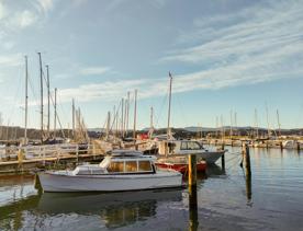 Evans Bay Marina, at the south end of Evans Bay in Wellington Harbour, the marina provides spectacular views of the bay.