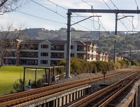 Ava railway bridge crossing over Hutt River