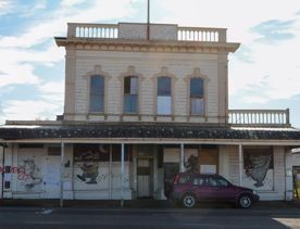 The small, charming town of Featherston for a screen location. With the backdrop of the Remutaka Range and 19th-century buildings.