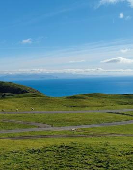 A short drive from the city is a stunning venue. Perched on a rugged coastline, it has sweeping views over the Cook Strait and the South Island.