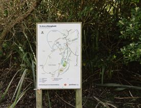 A trail map.