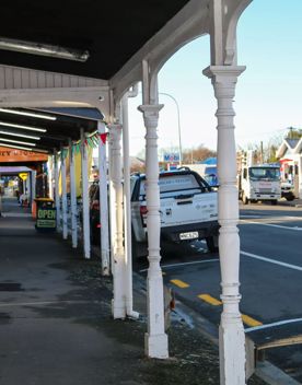 The small, charming town of Featherston for a screen location. With the backdrop of the Remutaka Range and 19th-century buildings.