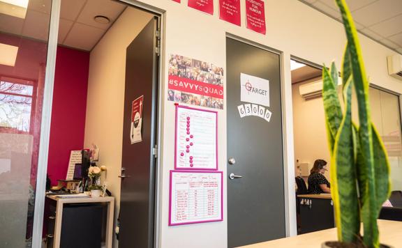 Inside the Strictly Savvy office, a virtual assistant company based in Upper Hutt.