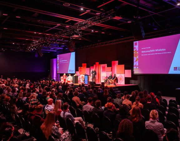 Delegates attend a presentation at RANZCOG ASM.