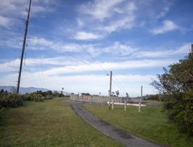 The Wrights Hill Fortress screen location, located in Karori overlooking Wellington from an old gun emplacement. The location includes historic monuments, underground landmarks, and tunnels.