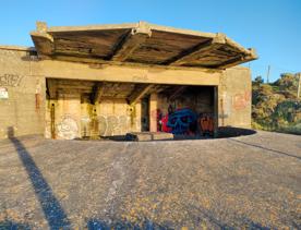 The screen location of West Wind Farm and Mākara Bunker at sunset, with 360 views of Wellington and the wind farm, as well as the historic fort Opau.