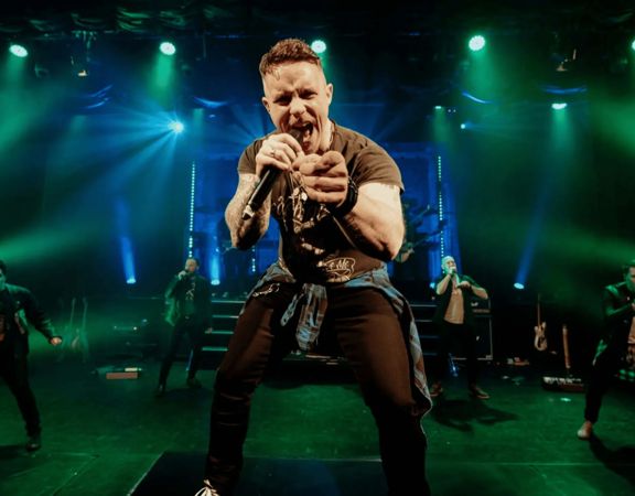 The Rock Tenors on stage