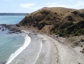 A secluded, sheltered beach located on private farmland. Pikarere Beach is a hidden inlet off Open Bay, just 5 kilometres from Porirua’s city centre.