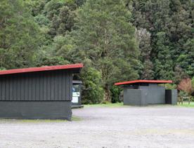 The Kiriwhakapapa Road Tararua Forest Park screen location, featuring walking trails and campsite opportunities in wild, natural landscapes.