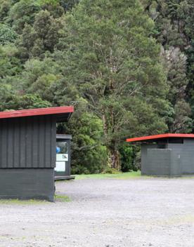 The Kiriwhakapapa Road Tararua Forest Park screen location, featuring walking trails and campsite opportunities in wild, natural landscapes.