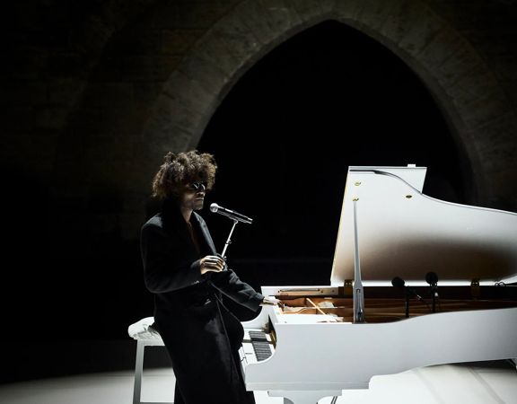 British singer, pianist, composer and actor Benjamin Clementine.