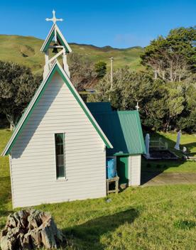The Holy Trinity Church is a good example of a rural mid-to late-19th-century New Zealand church. Built in 1870, it is a small, rural church in Ohariu Valley in Johnsonville, Wellington. It has a small graveyard associated with it.