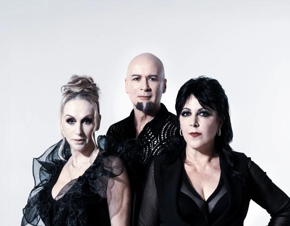 Human League members: Philip Oakey, Joanne Catherall, and Susan Ann Sulley