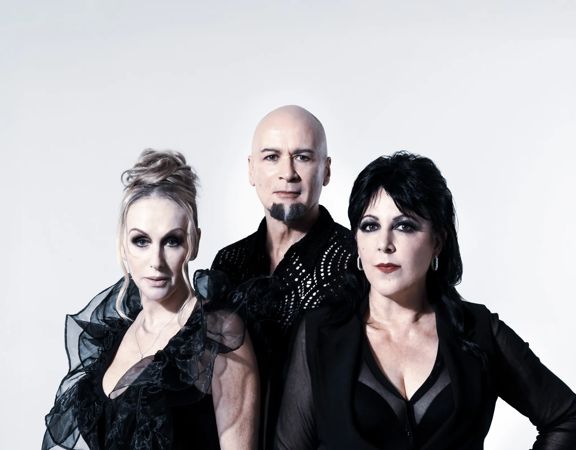 Human League members: Philip Oakey, Joanne Catherall, and Susan Ann Sulley