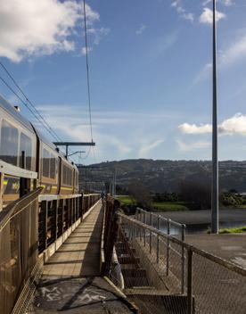 Ava railway bridge crossing over Hutt River