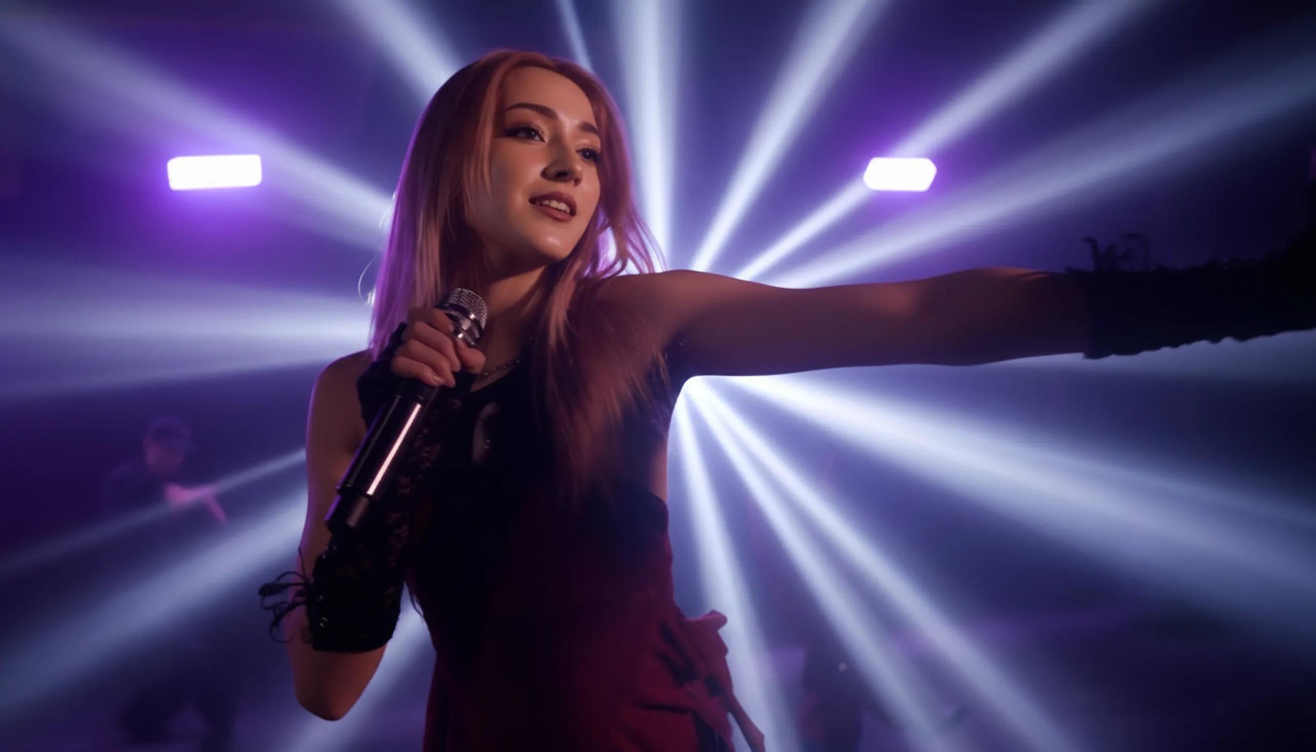 A photo of K-pop performers taking the stage for K-POP Live at St James Theatre in Wellington.