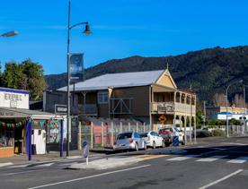 The small, charming town of Featherston for a screen location. With the backdrop of the Remutaka Range and 19th-century buildings.