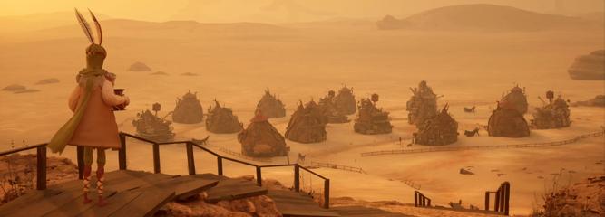 A still from Rachel Macindoe Barker's animated film Chrysalis.