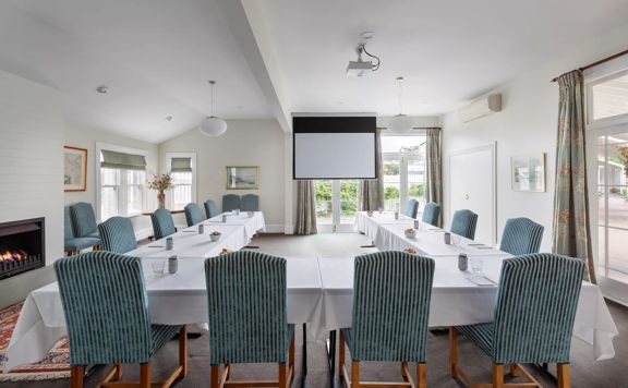 Inside one of the meeting rooms at The Martinborough Hotel.