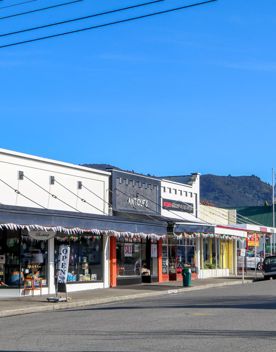 The small, charming town of Featherston for a screen location. With the backdrop of the Remutaka Range and 19th-century buildings.