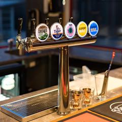 The beer on tap at Gear Street Union.