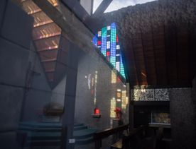 Futuna Chapel is an architecturally award-winning chapel showcasing Māori and Pākehā influences. Located in Karori, Wellington, it is one of the country’s most striking examples of 1960s architecture.
