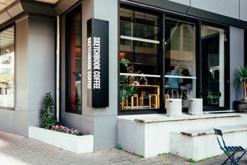 The exterior of Sketchbook Coffee.