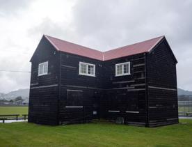 A unique 19th-century American-style military timber blockhouse in Upper Hutt. Built in 1861, the Blockhouse is a unique 19th-century American-style military timber blockhouse.