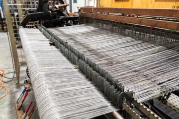 A weaving machine.