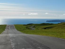 A short drive from the city is a stunning venue. Perched on a rugged coastline, it has sweeping views over the Cook Strait and the South Island.