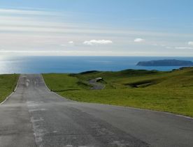 A short drive from the city is a stunning venue. Perched on a rugged coastline, it has sweeping views over the Cook Strait and the South Island.