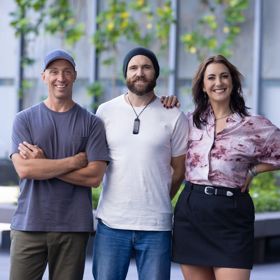 Fletch, Vaughan, and Hayley are the hosts of a popular New Zealand breakfast radio show on ZM.