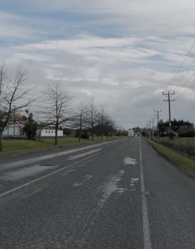 Ngaumututawa Road Grain Store, an industrial setting in a countryside suburb of Masterton.