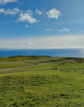 A short drive from the city is a stunning venue. Perched on a rugged coastline, it has sweeping views over the Cook Strait and the South Island.