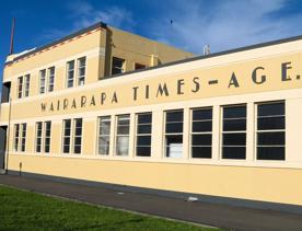 The screen locations for Masterton, Wairarapa. Named best small town in 2017, it features gardens, historic buildings, modern buildings, suburban areas, bridges, and streams.